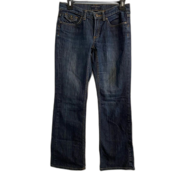 Banana Republic Denim - Banana Republic 2P Stretch Denim Jeans Cotton Straight Leg Preppy Minimal UB1-20
